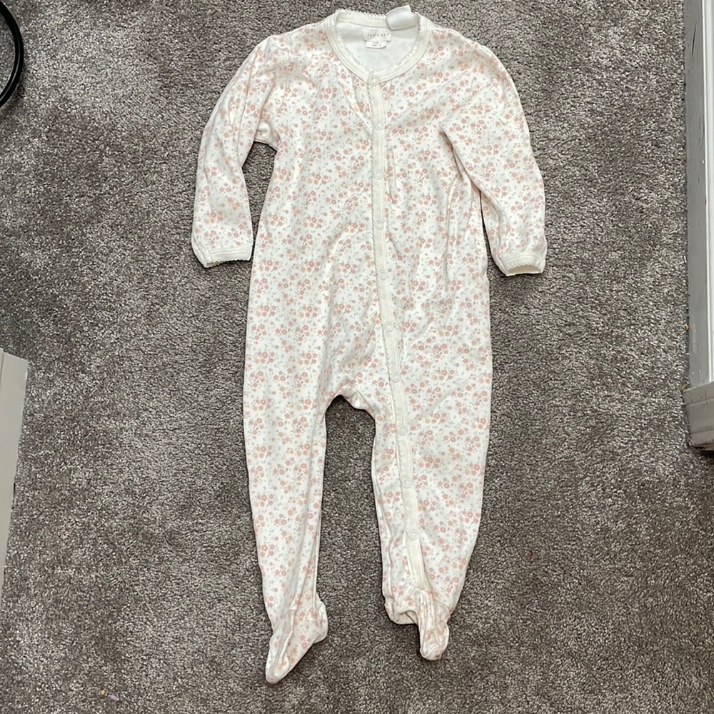 Jamie Kay Primrose Floral Button Footed Sleeper - Picture 2 of 12